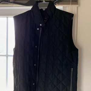 Banana republic black vest small